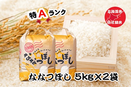 北海道米ななつぼし5kg×2袋 B-65021