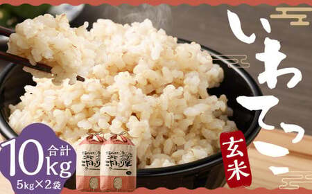 令和5年産「希少品種 いわてっこ 玄米 10kg」本田無化学肥料栽培