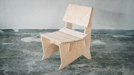 AQ-008 Kujira Chair（完成品/クリアオイル塗装）