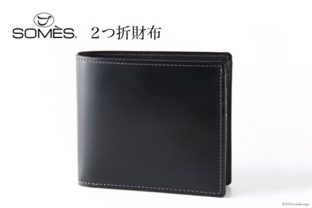 [HV-02] SOMES　HV-02 2つ折財布（ブラック）[12260219]