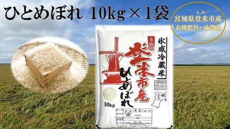 【冷蔵米】令和５年宮城県登米市産「ひとめぼれ」10kg×1袋