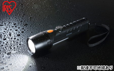 防災 懐中電灯 LEDライト ハンドライト LEDハンディライト LKD-350L グレー アイリスオーヤマ
