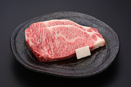 【 冷蔵 】 米沢牛 ロースステーキ 480g 240g×2枚 牛肉 和牛 ブランド牛 ロース ステーキ [030-A014]