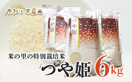 A05-002【令和5年産】 米の里の特別栽培米つや姫6㎏