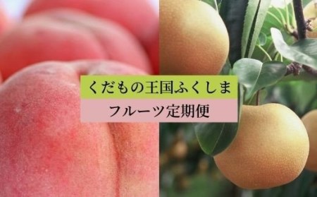 【2022年発送分】フルーツ２種定期便（桃約2.5kg、梨約3kg）
