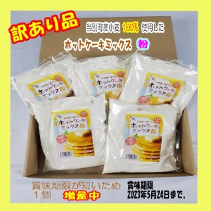 [B0.5-208]　訳あり　北海道当別産小麦100％ホットケーキミックス粉