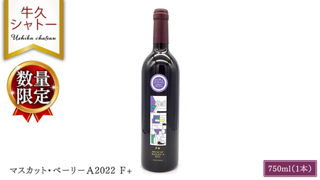 【 数量限定 】 マスカット・ベーリーＡ2022 Ｆ+ 750ml ワイン ミディアムボディ お酒 牛久シャトー 酸味 ワイナリー 赤ワイン ぶどう 葡萄 贈り物