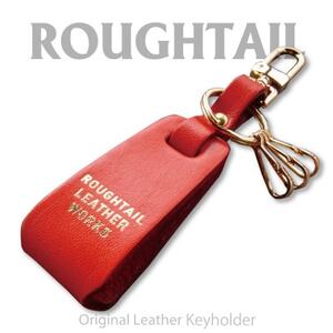 Roughtail leather works【 レザーチャームキーホルダー】オレンジ【1498036】