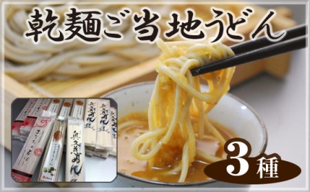 No.170 乾麺ご当地うどん　3種セット（大）