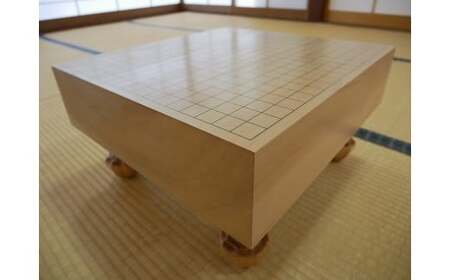 GS-12【 碁盤 】桂 40号 足付き 囲碁 将棋 木工品