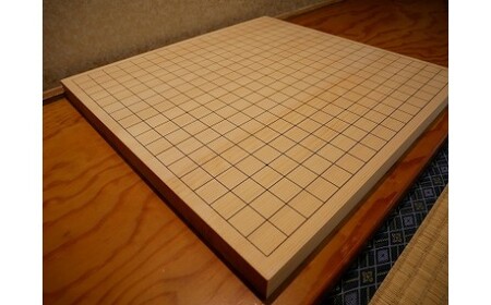 GS-06【 碁盤 】 桧 10号 接合盤 卓上 囲碁 将棋 木工品