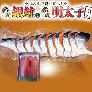 銀鮭半身 明太子（250g） セット 熟成 サケ めんたいこ 鮭 シャケ 新鮮 海鮮セット 海の幸