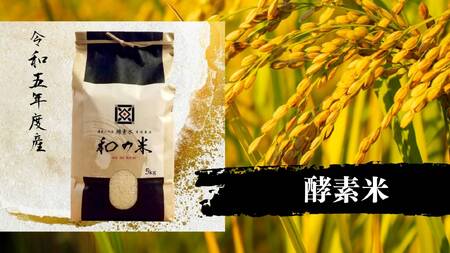 和の米　「酵素米」　精米5kg