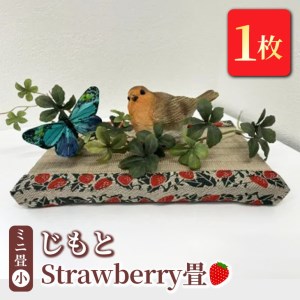 ミニ畳(小)「じもと」Strawberry畳 1枚◇