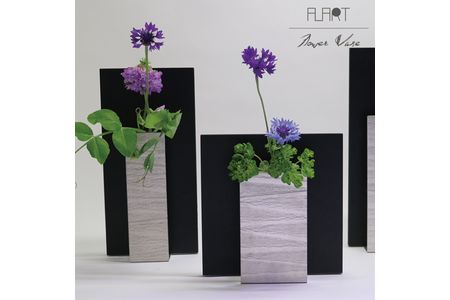 ALART〈アルアート〉 ART FLAME　積　正方形･長方形セット 花器　インテリア性の高い花器　フレームに映える一輪挿し