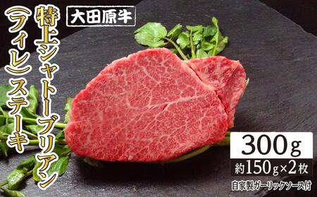 大田原牛 特上 シャトーブリアン （フィレ） ステーキ 2枚セット | ブランド牛 和牛 牛肉  高級 ヒレ 300g