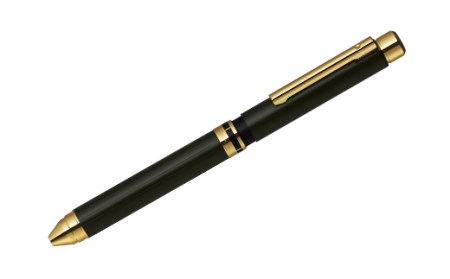 Z04【ブラックゴールド】ゼブラ多機能ペン「シャーボX（TS10）」4軸