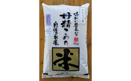 〈令和5年度〉らんこし米 ななつぼし 5kg (かわさきファーム)