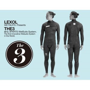 LEXOL WETSUITS 3パーツで構築された『THE3』フルスーツ:素材 X-SILL【1278905】