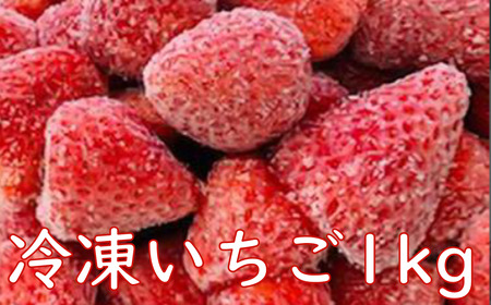 冷凍いちご　1kg（あきひめ、かおり野、紅ほっぺ） mi0065-0001
