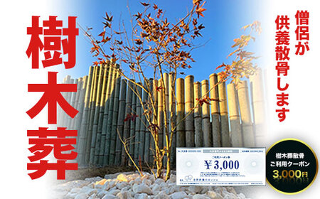 樹木葬散骨ご利用クーポン 3,000円 SK01003