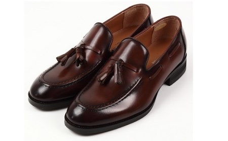 【浅草の靴】クリスチャンカラノ 本革ビジネスシューズ[FH-26](サイズ：25.0cm、カラー：ブラウン)