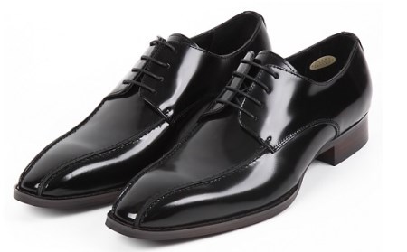 【浅草の靴】クリスチャンカラノ 本革ビジネスシューズ[TK-488](サイズ：24.5cm、カラー：ブラック)