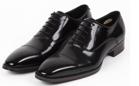 【浅草の靴】クリスチャンカラノ 本革ビジネスシューズ[TK-490](サイズ：24.5cm、カラー：ブラック)