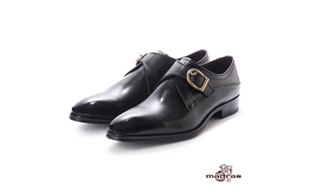 madras(マドラス）紳士靴 M412(サイズ：25.5cm、カラー：ブラック)