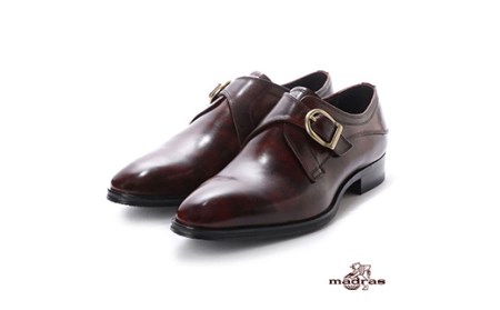 madras(マドラス）紳士靴 M412(サイズ：25.5cm、カラー：ダークブラウン)