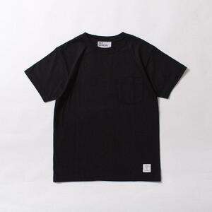 《1》レディースM～レディースL　ポケットTシャツ　BLACK