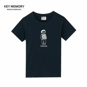 《0》レディースM size　TONTON T-shirts NAVY