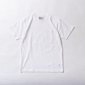 《1》レディースM～レディースL　ポケットTシャツ　WHITE