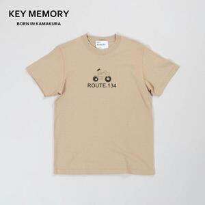《0》【KEYMEMORY 鎌倉】ルート134イラストTシャツ BEIGE