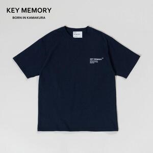 《0》【KEYMEMORY 鎌倉】ヘビーコットンTシャツ NAVY