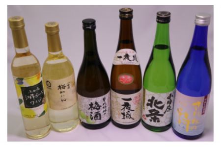 城下町小田原の日本酒３本と厳選３本　味くらべ６本