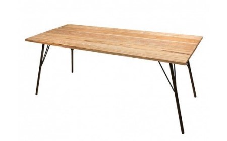 430-02 gleam 古民家の古材ダイニングテーブル180(ホワイトウォッシュ)