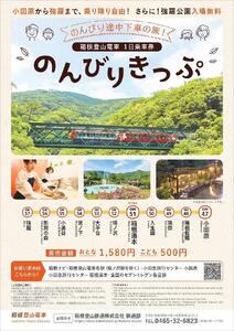 箱根登山電車1日乗車券「のんびりきっぷ」小人