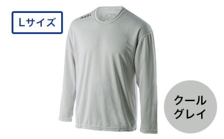 I4-05【カラー：クールグレイ サイズ：L】リカバリーウェア A.A.TH/ ロングTシャツ（品番：AAJ99302）