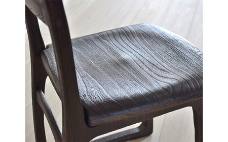 スタンダードチェア（焼杢）天然無垢の桐製の椅子《サイズ：約W380 D380 H780 SH430（mm）・重さ：約2.5kg》ダイニングチェア 家具インテリア 新生活 新生活 加茂市 イシモク