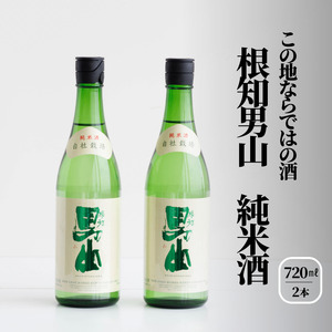 根知男山 純米酒720ml×2本セット 糸魚川 地酒