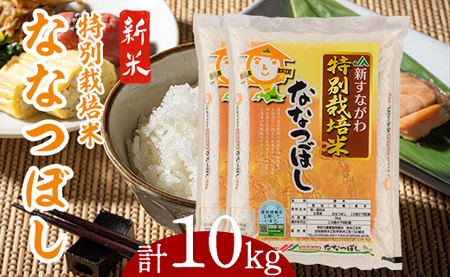 特別栽培米ななつぼし10kg（5kg×2袋）