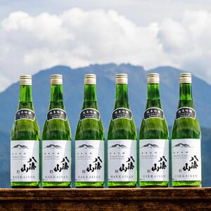 越後の名酒「八海山」 純米吟醸55％【四合瓶720ml】×6本
