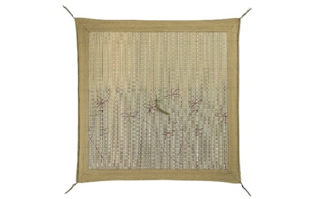 夏用いぐさ座布団 野の花65×65cm い草