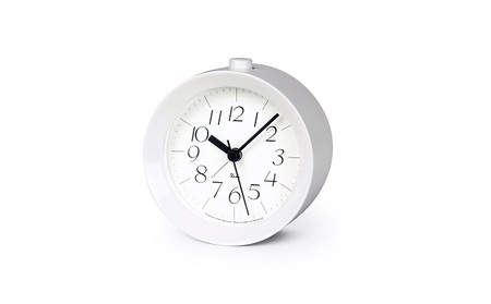 RIKI アラームクロック / ホワイト（WR09-14 WH）レムノス Lemnos 時計