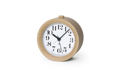 RIKI アラームクロック / ナチュラル（WR09-15 NT）レムノス Lemnos 時計
