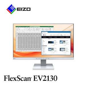 EIZOの21.5型フルHD液晶モニター FlexScan EV2130 セレーングレイ【1450845】
