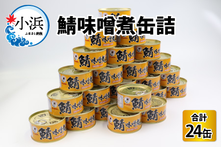 鯖味噌煮缶詰 24缶 [C-003032]