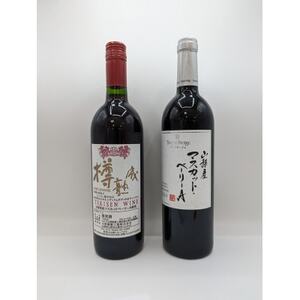 【山梨市産】マスカット・ベーリーA種　赤ワインセット【1490098】