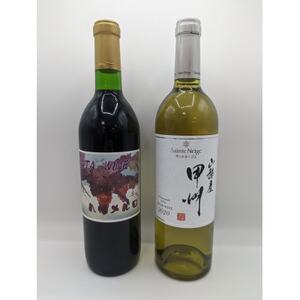 【山梨市産】赤白ワインセット(3)【1490108】